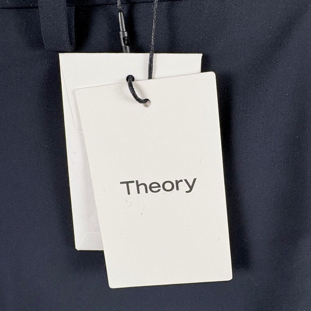 NWT Theory Zaine Precision Ponte Pant Men's 30x32 Baltic Blue Straight $225 MSRP - Picture 2 of 10